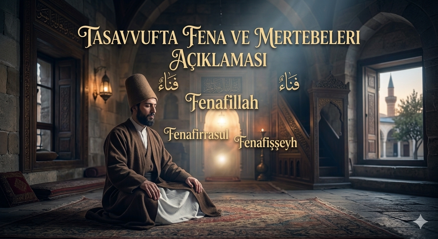 Tasavvufta Fena ve Mertebeleri Açıklaması Fenafillah Fenafirrasul Fenafişşeyh
